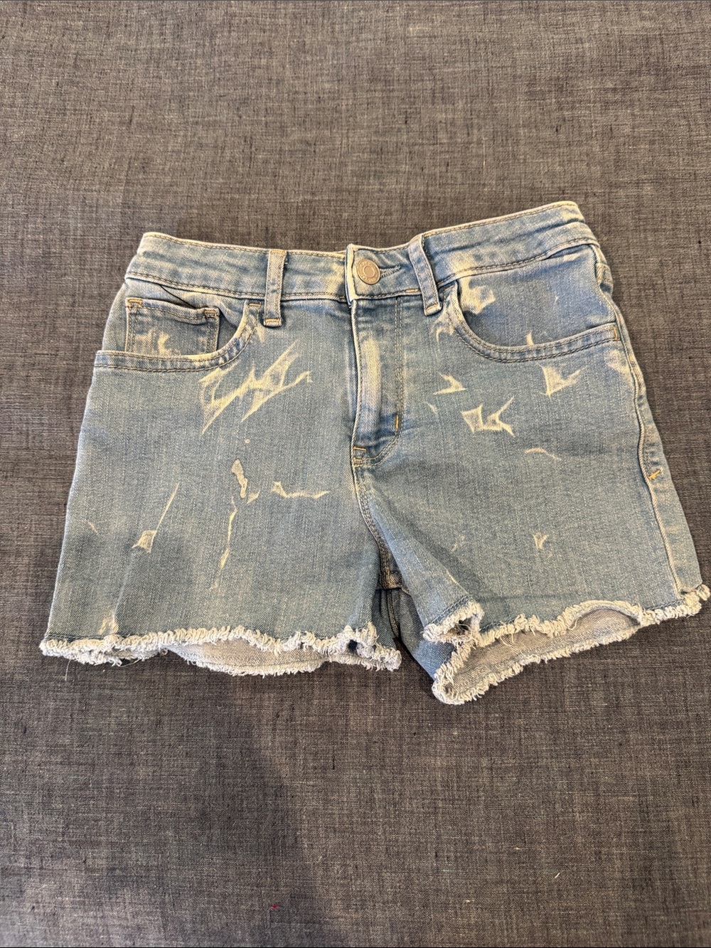 GAP Light Blue Distressed Denim Shorts
